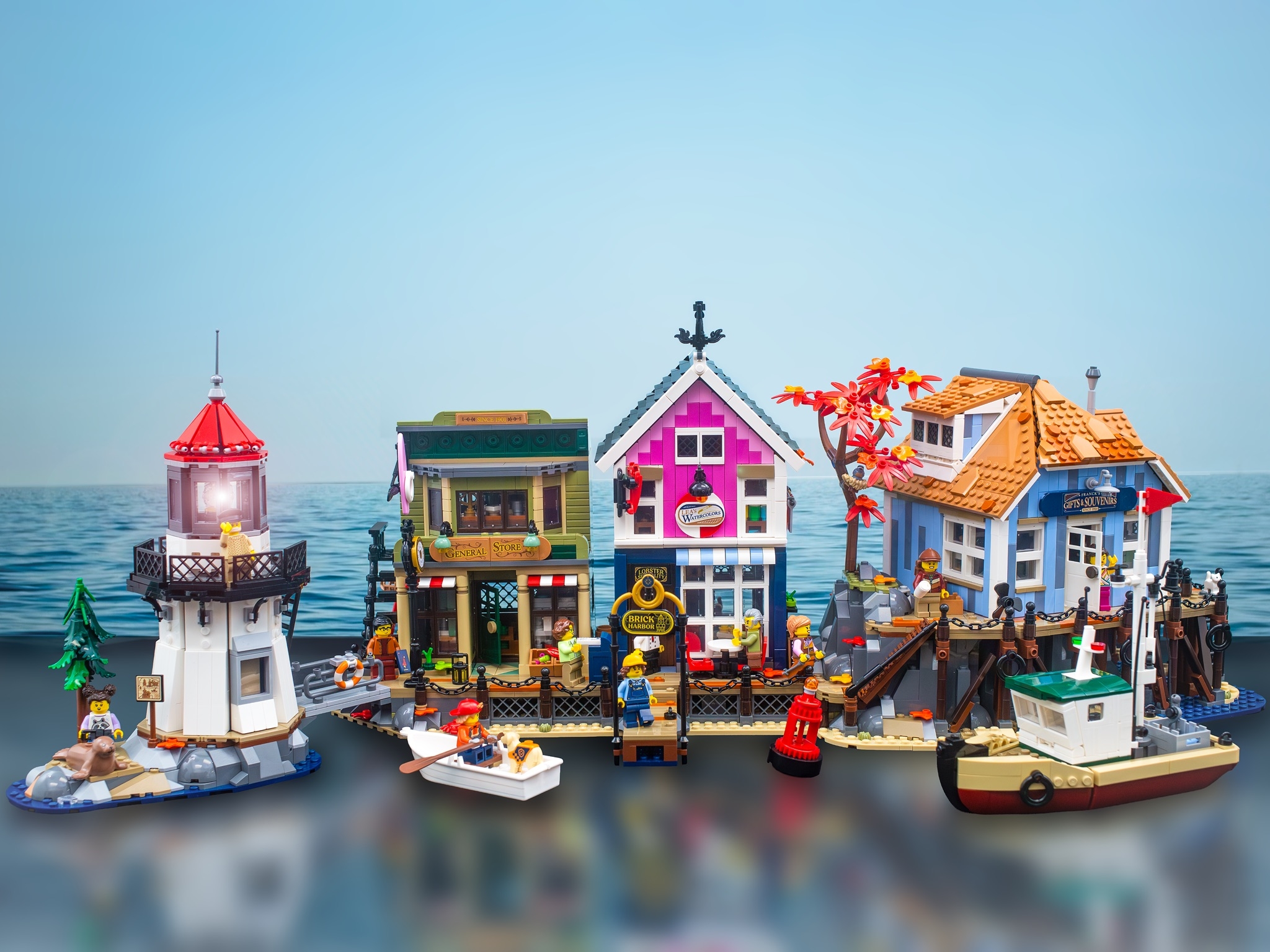 LEGO 910069 漁村場景
