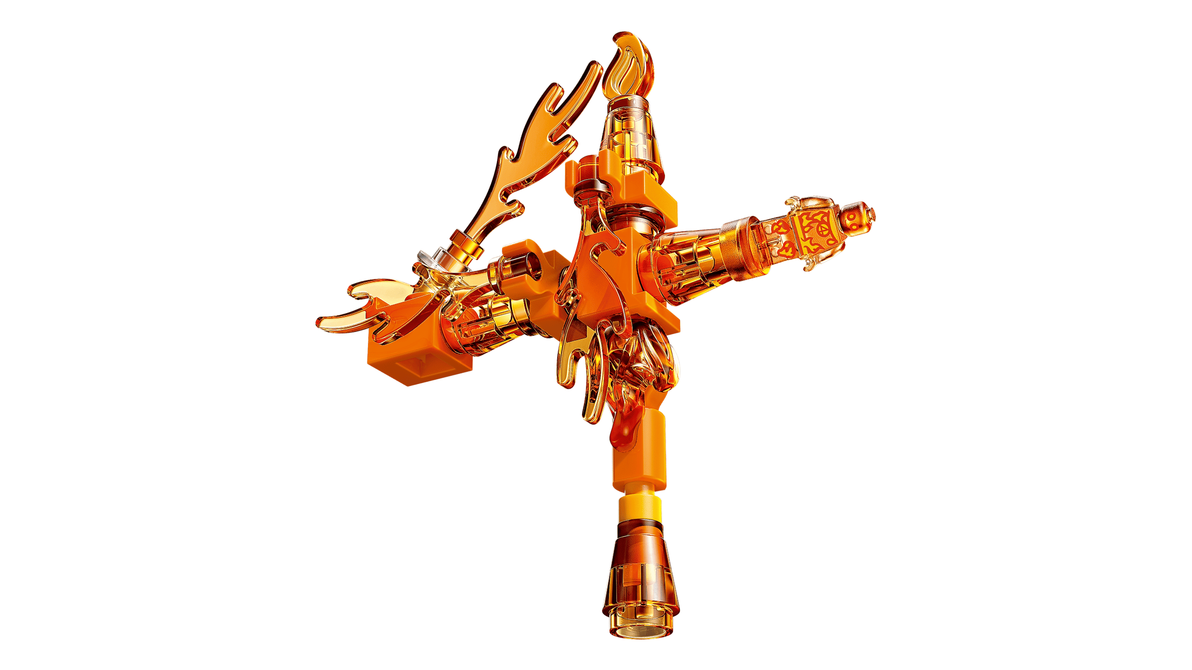 LEGO 67006 霹靂火火焰數字 4