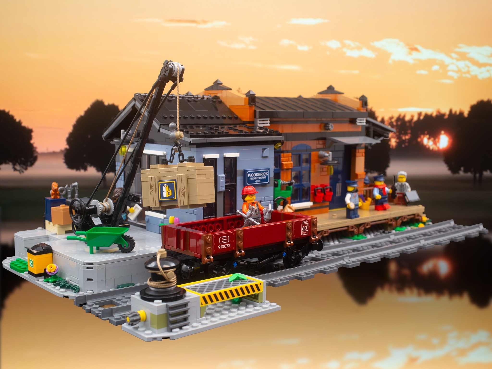 LEGO 910072 伍德布里克貨運站場景